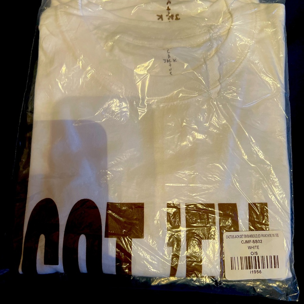 Travis Scott Cactus Jack Franchise White T-Shirt New Merch Streetwear